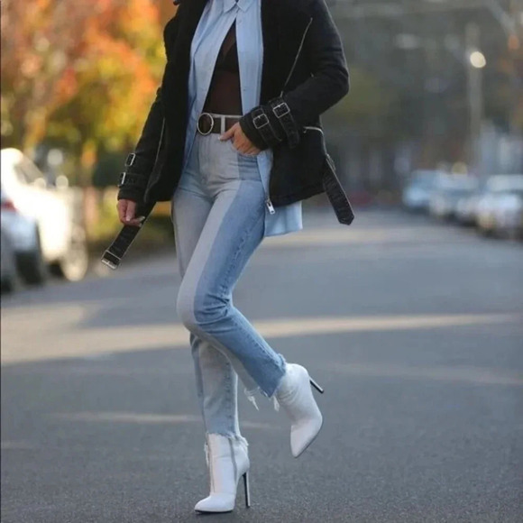 Tony Bianco Freddie Bootie in White Capretto - Picture 14 of 16